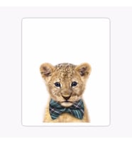 UFak Bebek Aslan Araba Oto Sticker Etiket Renkli W6
