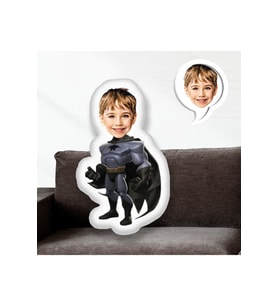 Kişiye Özel Fotoğraflı Batmen Yastık 115545 30 cm