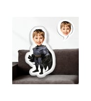 Kişiye Özel Fotoğraflı Batmen Yastık 115545 30 cm
