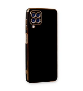 Samsung Galaxy A22 Kılıf Volet Silikon - Siyah