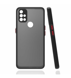 One Plus Nord N10 5G Kılıf Kamera Korumalı Mat Kapak (Siyah)