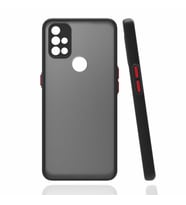One Plus Nord N10 5G Kılıf Kamera Korumalı Mat Kapak (Siyah)