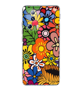 PrintiFy Xiaomi Mi 13 Lite ile Uyumlu 1mm Slim Fit Retro Colors 2 Baskılı Şeffaf  Kılıf