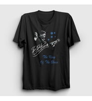 Presmono Unisex Siyah Bb King B B King Of The Blues T-Shirt 531598tt