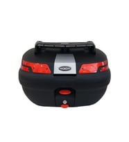 Motosiklet SL-45 Arka Çanta Üst Bagaj ve Sırt Dayamalı 45 lt Topcase Siyah