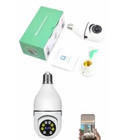 Güvenlik Kamerası Wi-Fi Özellikli 360 Derece Full Hd 1080p Ampül Kamera