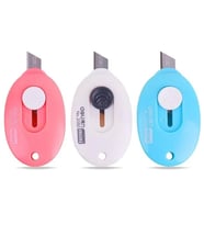 Pm-14375 Çelik Bıçaklı Mini Tekli Falçata Maket Bıçağı