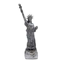 ABD New York Özgürlük Heykeli Reçine Gümüş Renk 20 cm (Karışık)