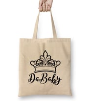 DaBaby Hip Hop Rap Logo Bez Çanta Uzun Saplı