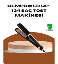 Dempower Dp-134 Saç Tost Makinesi - Kolay Kullanım, Hızlı Sonuç, Uzun Süre Kalıcılık