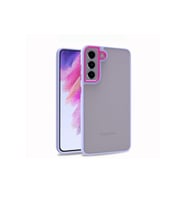 Samsung Galaxy S21 FE Uyumlu Kılıf Zore Flora Kapak (Lila)