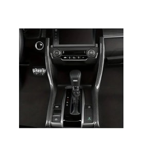 Honda Civic Fc5 Fk7 2016 - 2021 Için Karbon Fiber Sağ Ve Sol Direkler (Siyah)