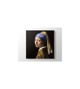 DBSanatevi Johannes Vermeer - Inci Küpeli Kız Tablo 50 X 50 Cm