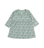 Civil Baby Çiçek Baskılı 6-18 Ay Elbise - Yeşil
