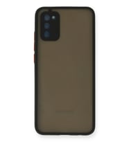 Durukar® Samsung Galaxy A02S Kılıf Montreal Silikon Kapak - Siyah