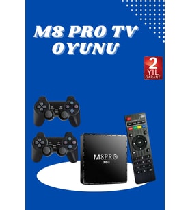 M8 PRO MINI 4 8 10 K HD HDR Android Tv 5G Retro 10000 Oyunlu