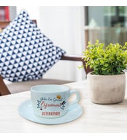 Kişiye Özel Öğretmenler Günü Baskılı Fincan HK2339 (Beyaz)