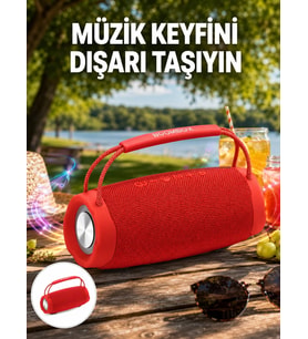 Çevreleyen Sesli RGB Destekli Kablosuz Taşınabilir Hoparlör Yeni Nesil