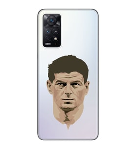 Redmi Note 12 Pro 4G Uyumlu Steven Gerrard Tasarımlı Şeffaf Telefon Kılıfı