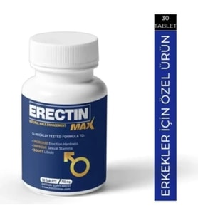Erectin Max Erkeklere Özel Doğal Takviye 30 Tablet