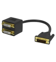 Ayt Powermaster PM-25997 24+1 Dvı Erkek TO 2x 24+5 Dvı Dişi Çoklayıcı Çoğaltıcı Kablo 32 Cm