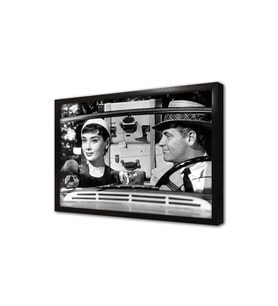 Audrey Hepburn Çerçeveli Mdf Tablo