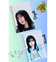 Lisa blackpink defter seti 2 adet A4 boyutu 21*30 çizgili + kareli 60 syf
