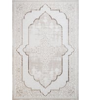 Dijital Kaymaz Yıkanabilir Krem Eskitme Salon Halısı Mutfak Halısı Koridor Halısı Yolluk 11304