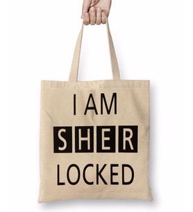 I Am Sher Locked Bez Çanta Uzun Saplı