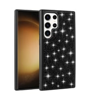 Galaxy S22 Ultra Kılıf Parlak Taşlı Tasarım Zore Pırlanta Kapak