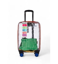 Bilik Deri 50 Cm Unisex Kabin Boy Valiz 10136-K