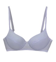 Kadın Silikonlu Toparlayıcı Telli Sütyen C Cup BGL-ST04498 (Beyaz)