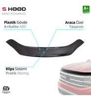 S-Dizayn Iveco Uyumlu Daily ABS Plastik Kaput Rüzgarlığı 2014 Üzeri A+Kalite Parça