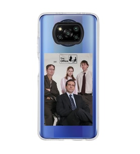 Poco X3 Pro / X3 NFC Uyumlu The Office Tasarımlı Şeffaf Telefon Kılıfı