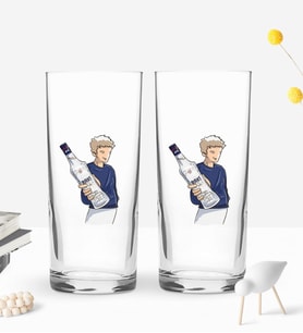 BK Gift DTF Eğlenceli Rakı Tasarımlı İkili Rakı Bardağı Seti-5, Arkadaşa Hediye, Sevgiliye Hediye