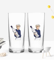 BK Gift DTF Eğlenceli Rakı Tasarımlı İkili Rakı Bardağı Seti-5, Arkadaşa Hediye, Sevgiliye Hediye