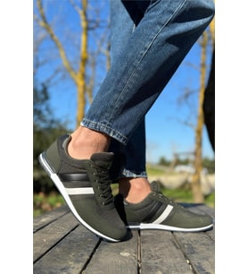 Unisex Airfile İnce Taban Spor Ayakkabı HAKİ