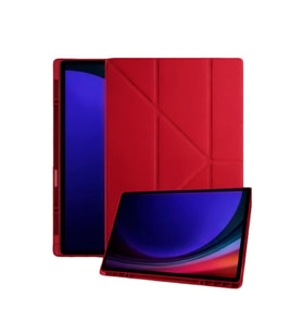Samsung Galaxy Tab A11 Plus Kalemlikli Mars Tablet Kılıfı - Kırmızı