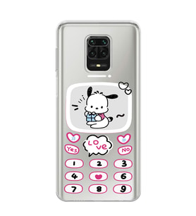 Redmi Note 9 Pro / 9s Uyumlu Kawaii Köpek Tasarımlı Şeffaf Telefon Kılıfı