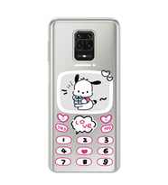 Redmi Note 9 Pro / 9s Uyumlu Kawaii Köpek Tasarımlı Şeffaf Telefon Kılıfı