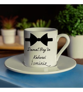 Damatlara Özel İsimli Kahve Fincanı