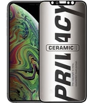 Apple Uyumlu   iPhone Xs Max Hayalet Ekran Koruyucu Mat Seramik Gizli