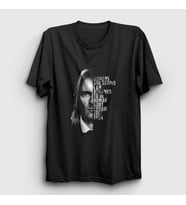 Presmono Unisex Siyah Ashamed Nirvana Kurt Cobain T-Shirt 35410tt