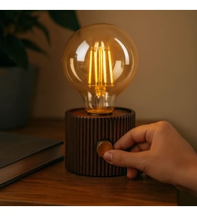 Şarjlı Dekoratif Masa Lambası - Kademesiz Dimmer - Type-C Bağlantılı