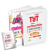 YKS-TYT Matematik TEK Kitap ve AYT Matematiğin Kara Kutusu 2li D. Çözümlü Çıkmış