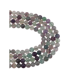 8 MM Faset Kesim Florit Taşı Dizi - DZ3866 (Karışık)