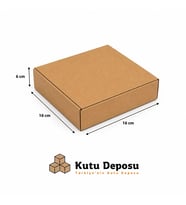 16x16x6 cm E-Ticaret ve Kargo Kutusu (100 ADET)