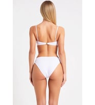 Kadın Bikini Takımı Askılı Straplez Kesim Kaplı Üst Normal Bel Slip Alt Döküm Aksesuar Örme Kumaş
