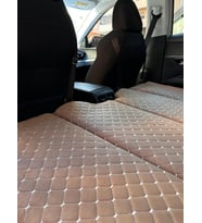 Shop-set -  Oto Arka Koltuk Yatak 70*130 cm - KAHVERENGİ - TAYTÜYÜ KUMAŞ