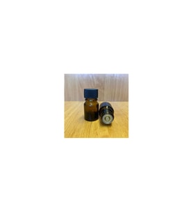 3 ml Amber Içten Damlalıklı Cam Şişe , 3 cc Kolonya Tıpalı Cam Şişe x 10 Adet (Kahverengi)